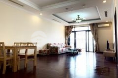 Cho thuê căn hộ chung cư kđt mỹ đình 2, lê đức thọ. dt120 m2, 2 phòng ngủ, 2 wc, đồ cơ bản. giá 10