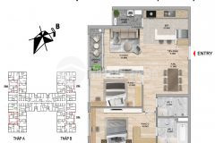 Bán gấp suất ngoại giao 2 ngủ tại the zei 89m2 view sân mỹ đình, giá trực tiếp cđt