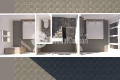 Ban nha mơi xây ơ nam hô đương nhưa 5m5 gia tôt