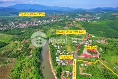 Bán nhanh lô đất sau quy hoạch 3 mặt tiền ql27c khánh vĩnh siêu đẹp