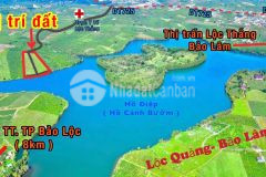 Đất biệt thự ven hồ điệp hồng cánh bướm, bảo lộc