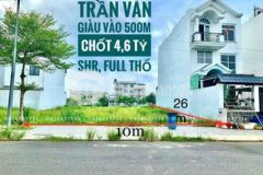 Bán nhanh 2 nền liền kề 10x26 ngay bv chợ rẫy 2