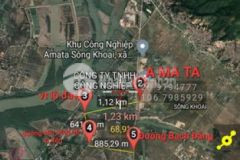 Đất view sông ngay kcn amata 293m2 mặt tiền 11m