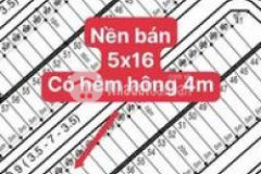 Nền gần khu biệt thự sông hậu có hẻm hông 4m