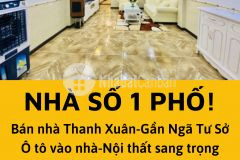 Nhà thượng lưucần bán nhà thanh xuân ngã tư sở ô tô vào nhà mặt tiền 5.2m 6 tầng 8 tỷ 5