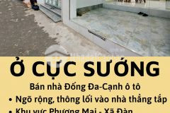 Nhà ở cực sướngcần bán nhà phương mai đống đa ôtô cạnh nhà mặt tiền 5.35m 6 tỷ 95