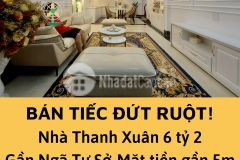 Mua giá hờicần bán nhà đất mới tinh thanh xuân ngã tư sở ôtô vào nhà mặt tiền gần 5m 6 tỷ 2