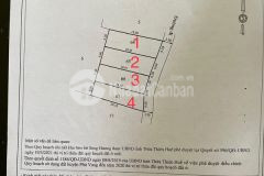 Bán 3 lô tdp la ỷ, phường phú thượng, tp huế