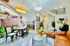 Phú nhuận nhà đẹp, hẻm 4.5m, 6 x 9m, 3 lầu, trần hữu trang