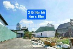2 lô liền kề 4x15 đường nhựa
