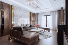 Thiết kế tinh sảo phố nguyễn sơn 75m2, 8t thang máy lô góc nội thất hảo hạng vip long biên