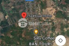 D727 bán đất hẻm cấp 1 xã hoà khánh