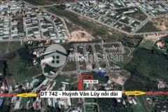 Lô đất cực đẹp nở hậu ngay mặt tiền dt742 vsip 2a