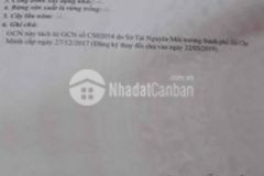 Đất mặt tiền 486 gần ngã tư chợ trường 7x15m thổ