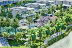 Biệt thự góc ven sông compound cách pmh 10p