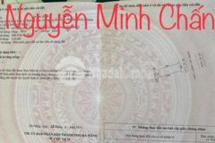 Bán lô đất mặt tiền nguyễn minh chấn hòa minh