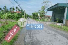 Đất mặt đường tỉnh lộ 382 sổ đỏ được tách lô