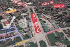 Đất chính chủ khối 9 quán bàu tp vinh lối đường 72