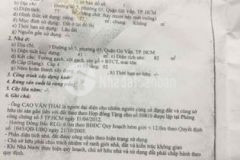 Bán đất mặt tiền đường số đường thông xe hơi th