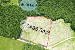 Khánh trung 6 435m2 lô 2 mặt tiền 150m giáp suối