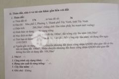 Đất hẻm xe hơi phường 3 5 5 37 số hồng 100tc