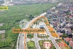 Bán đất đấu giá cự khối, long biên, giá đầu tư rẻ nhất khu vực, dt 80m2
