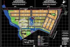 Nền biệt thự đối diện hồ cảnh quan kdc nam long 2