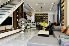 Bán nhà mới đẹp 1 lầu trần quý cáp full nội thất