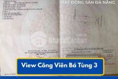 Bán lô đất đẹp view công viên đường bá tùng 3