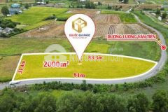 2000m đất mặt tiền đường lương văn tiên cần giuộc