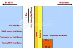 93m2 chia 2 lô tại mặt đường đại thắng hòa nghĩa