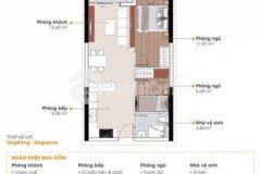 Chính chủ bán gấp căn 53m2 2pn 1wc giá 1 930