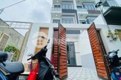 Nhà 3 lầu xây mới 100 sổ hồng hổ trợ vay