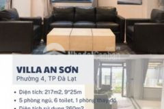 Bán villa an sơn 217m2 15 5 tỷ phường 4 đà lạt
