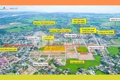 Mặt tiền đường bích khê trung tâm hành chính la hà