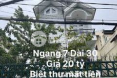Giảm giá còn 20 tỷ biệt thự mặt tiền q bình thạnh