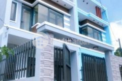 Bán nhà mới xây 1 trệt 1 lầu mt đường 6m shr
