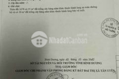 Cần bán đất phường thới hòa thị xã tân uyên bình d