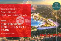 Duy nhất 01 căn shophouse view trực diện công viên fidel castro đông hà quảng trị