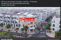 Bán căn liền kề 5 tầng him lam, view vườn hoa, giá tốt.