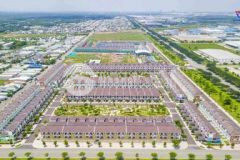 Căn nhà phố 3 tầng đối diện công viên 5000m2 vsip2