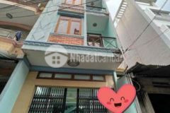 Nhà hẻm oto 4m x 18m x 4t nở hậu 4 5m bạch đằng