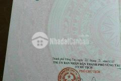 Ms 1056 bán lô đất hẻm ô tô 121 đường bacu, phường 4, tp vũng tàu