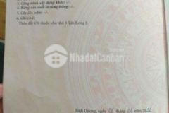 Chủ bể nợ bán gấp lô đất sau bv tân uyên