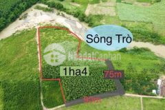 Khánh hiệp 1ha4 mt 150m oto tận nơi giáp sông