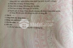 Bán lô đất đường 33 view hồ chơn thành