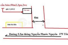Bán nhà đường 4m tôn đản thông nguyễn phước nguyên