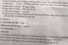 Lô đất điện ngọc điện bàn chính chủ