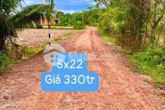 Đất tây ninh ngay khu công nghiệp ninh điền 1500ha 5x22m2 giá 330tr