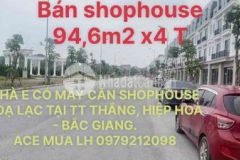 Bán shophouse tt thâng hiệp hoà 94 6m2 x4t